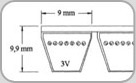 Correia em V Modelo 3V