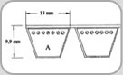 Correia em V Modelo A