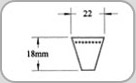 Correia em V Modelo SPC